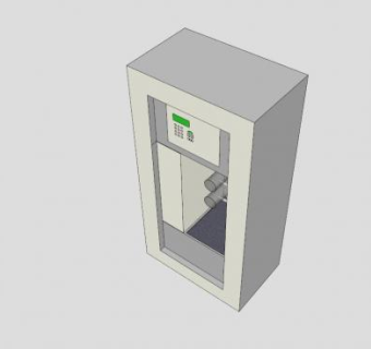 气动输送系统SU模型下载_sketchup草图大师SKP模型