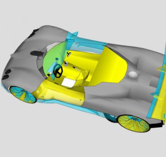 摩托车和单座赛车SU模型下载_sketchup草图大师SKP模型