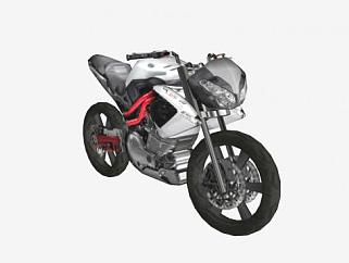 贝纳利TNT899摩托车SU模型下载_sketchup草图大师SKP模型
