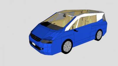 雷诺汽车内部视图SU模型下载_sketchup草图大师SKP模型