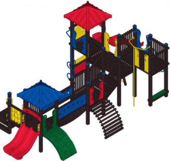 牛津游乐场设备SU模型下载_sketchup草图大师SKP模型