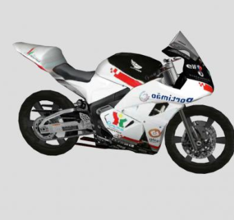 本田CBR600RR摩托车SU模型下载_sketchup草图大师SKP模型