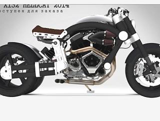 <em>联盟</em>x132摩托车SU模型下载_sketchup草图大师SKP模型