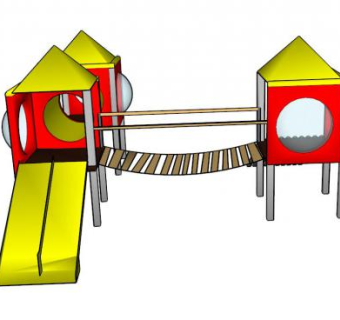 游戏公园设备区SU模型下载_sketchup草图大师SKP模型