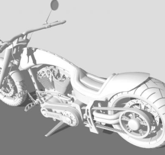 摩托车赛车SU模型下载_sketchup草图大师SKP模型