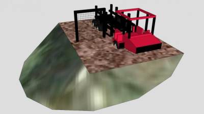森林公园攀爬架SU模型下载_sketchup草图大师SKP模型