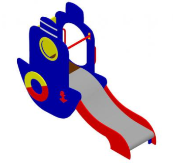 儿童游戏滑梯设备SU模型下载_sketchup草图大师SKP模型