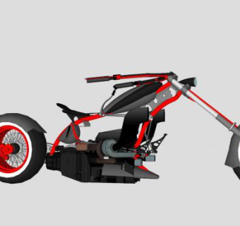 炫酷街车SU模型下载_sketchup草图大师SKP模型