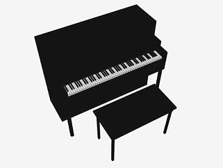 音乐<em>钢琴</em>SU模型下载_sketchup草图大师SKP模型