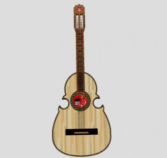 吉他音乐SU模型下载_sketchup草图大师SKP模型