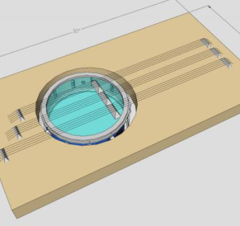 崇拜班卓琴SU模型下载_sketchup草图大师SKP模型