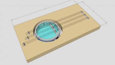 崇拜班卓琴SU模型下载_sketchup草图大师SKP模型