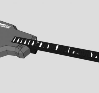 卡西欧数字吉他SU模型下载_sketchup草图大师SKP模型