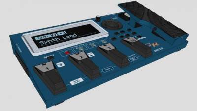吉他合成器SU模型下载_sketchup草图大师SKP模型