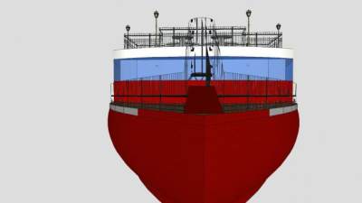 小型观光旅游客船SU模型下载_sketchup草图大师SKP模型