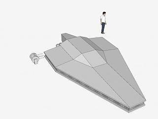 概念小型潜水<em>船SU模型</em>下载_sketchup草图大师SKP模型