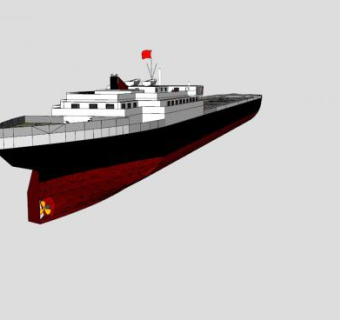 大型渔业作业船SU模型下载_sketchup草图大师SKP模型