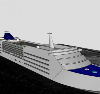 伊斯坦布尔MSC邮轮SU模型下载_sketchup草图大师SKP模型
