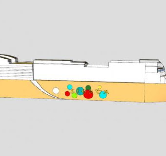 嘉年华游艇SU模型下载_sketchup草图大师SKP模型