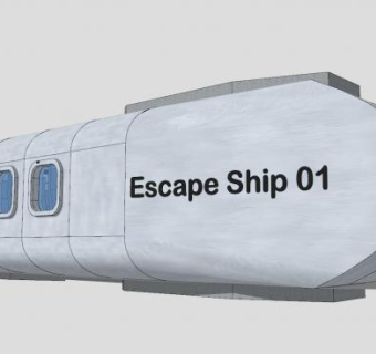 逃生船SU模型下载_sketchup草图大师SKP模型