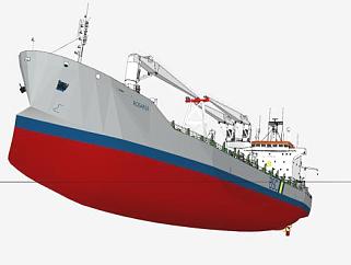 下沉的BSC货船SU模型下载_sketchup草图大师SKP模型