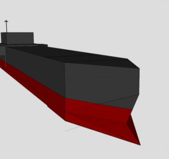 运输船舶SU模型下载_sketchup草图大师SKP模型