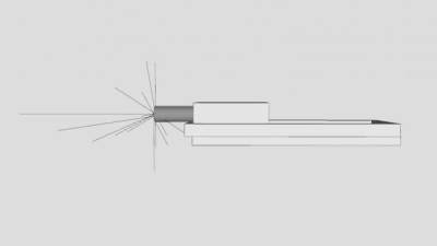 简易太空船SU模型下载_sketchup草图大师SKP模型