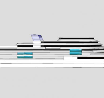 出行游艇SU模型下载_sketchup草图大师SKP模型