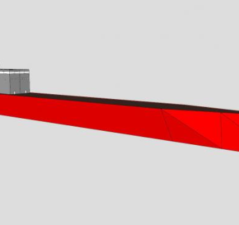 油轮船舶船架SU模型下载_sketchup草图大师SKP模型