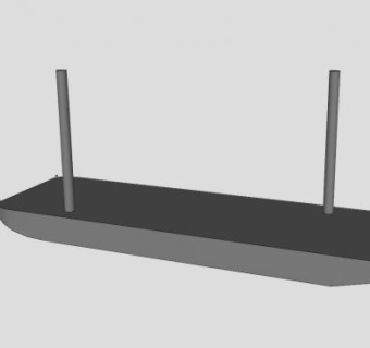 浮船坞SU模型下载_sketchup草图大师SKP模型