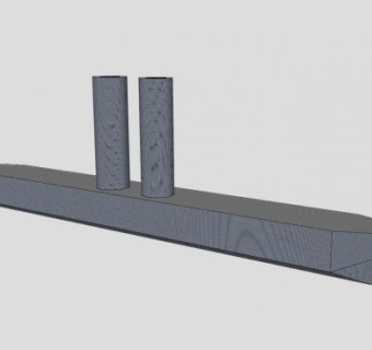 泰坦尼克号邮轮模架SU模型下载_sketchup草图大师SKP模型
