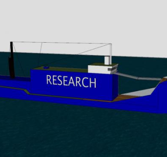 鱼叉船SU模型下载_sketchup草图大师SKP模型