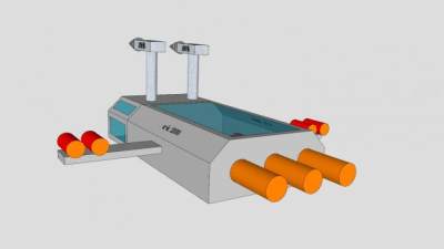 太空船SU模型下载_sketchup草图大师SKP模型