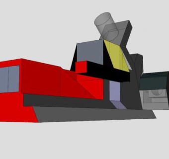外星飞船SU模型下载_sketchup草图大师SKP模型