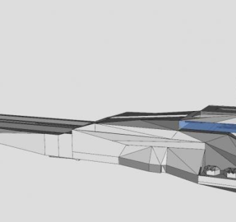 太空突击舰SU模型下载_sketchup草图大师SKP模型