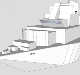 游艇模架SU模型下载_sketchup草图大师SKP模型