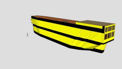 幽灵船SU模型下载_sketchup草图大师SKP模型