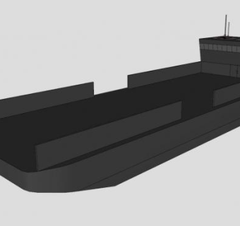 补给舰船架SU模型下载_sketchup草图大师SKP模型