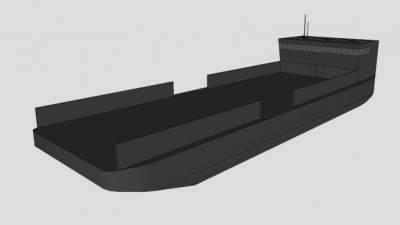 补给舰船架SU模型下载_sketchup草图大师SKP模型