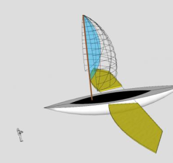 空中汽艇SU模型下载_sketchup草图大师SKP模型