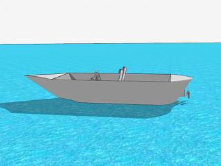 小型船艇SU模型下载_sketchup草图大师SKP模型