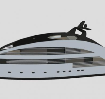 航海出行游艇SU模型下载_sketchup草图大师SKP模型