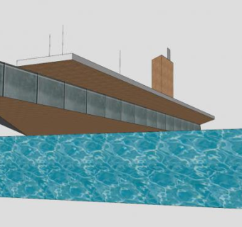 浮坞SU模型下载_sketchup草图大师SKP模型