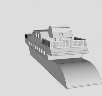游艇面板SU模型下载_sketchup草图大师SKP模型