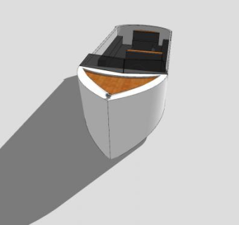 救生艇SU模型下载_sketchup草图大师SKP模型