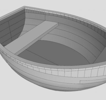 舟楫SU模型下载_sketchup草图大师SKP模型