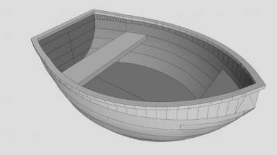 舟楫SU模型下载_sketchup草图大师SKP模型