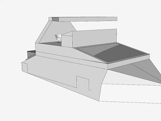 小型船舶面板SU模型下载_sketchup草图大师SKP模型