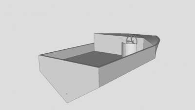 滑行艇面板SU模型下载_sketchup草图大师SKP模型