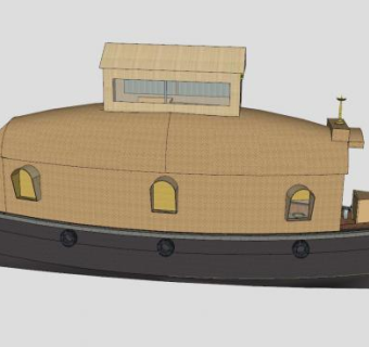 喀拉拉邦游艇SU模型下载_sketchup草图大师SKP模型